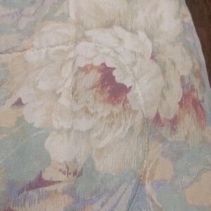 82" Wide x 84" Long Full/DoubleVtg 80s Sanderson Floral Comforter Retro Rare Fi